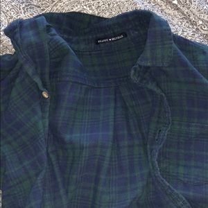 Brandy Melville Blue/Green Flannel